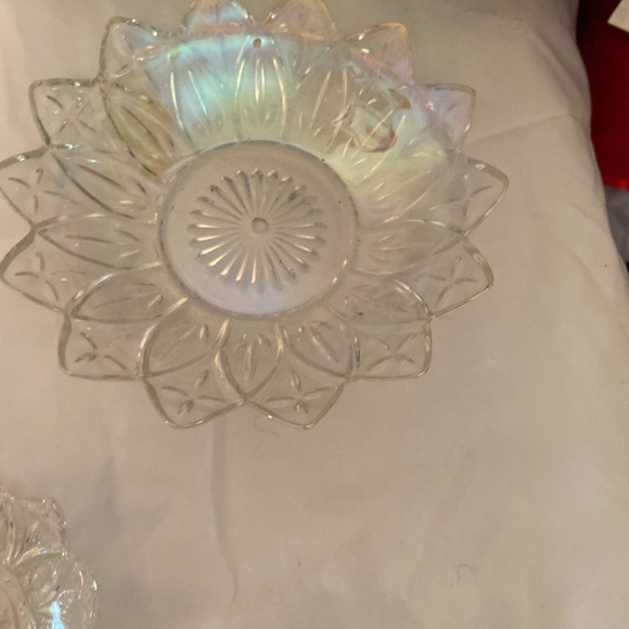 Rainbow crystal three tier candy dish - Picture 6 of 14